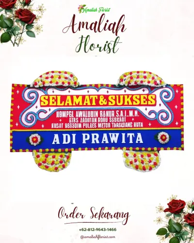 Karangan Bunga Ucapan Selamat palurahan