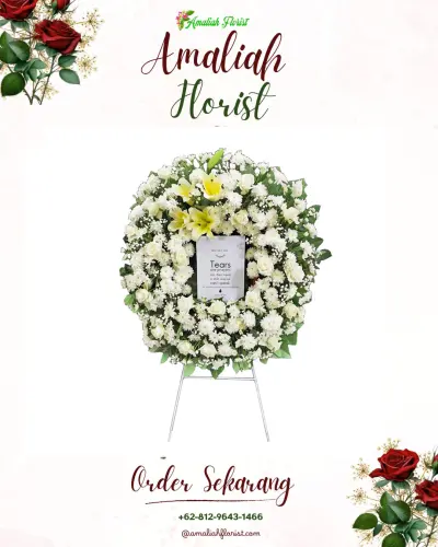 Krans Bunga Duka Cita palurahan